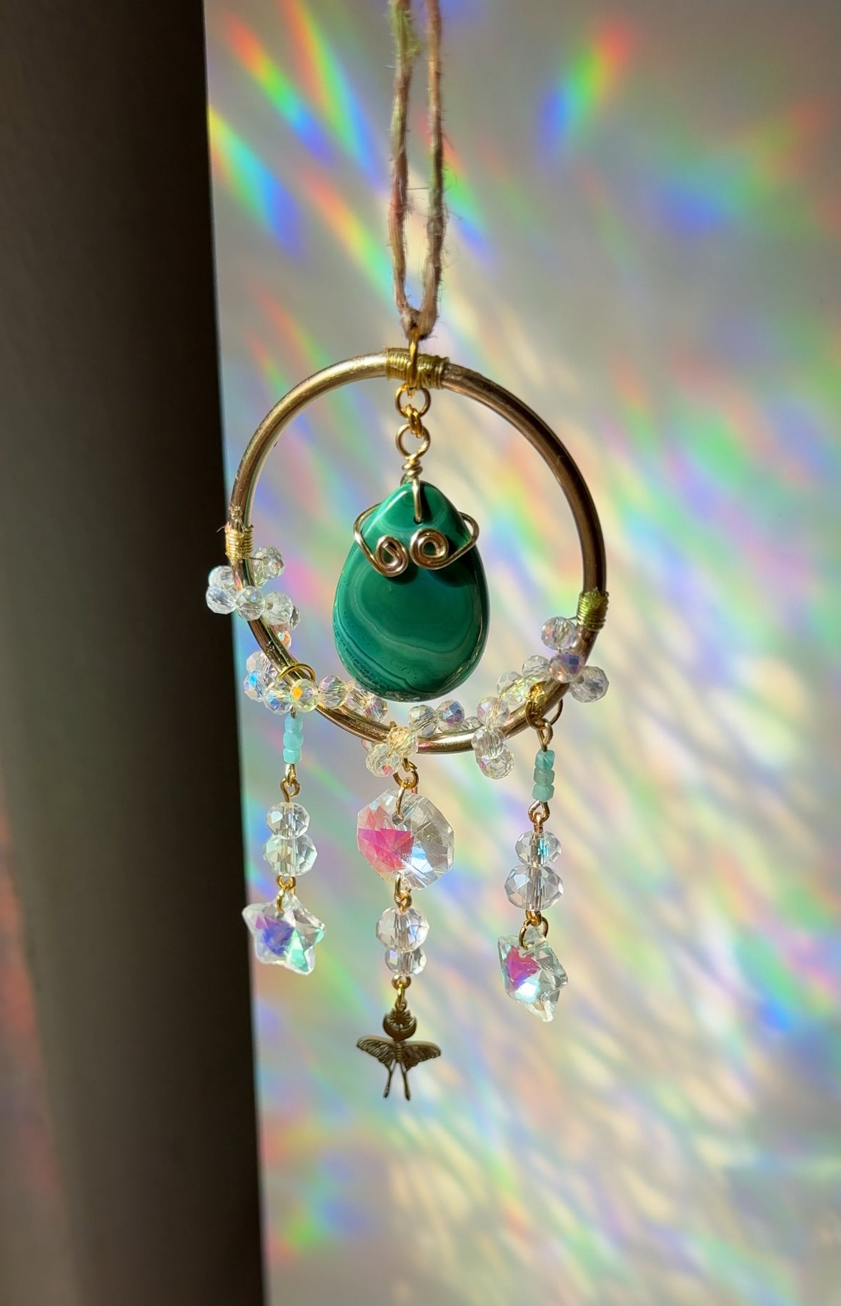 Mini per auto Malachite e Amazzonite