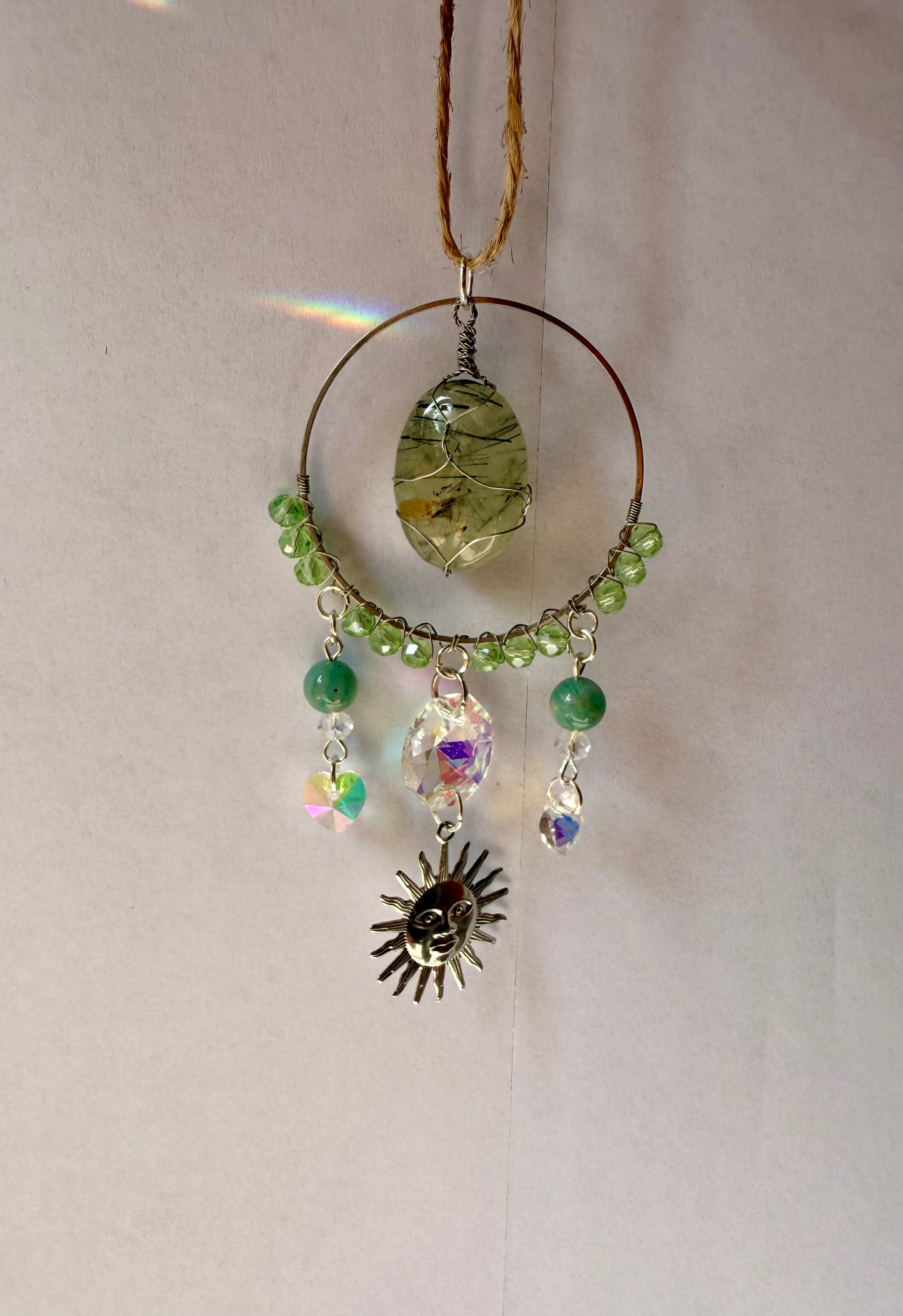 Mini per auto Prehnite