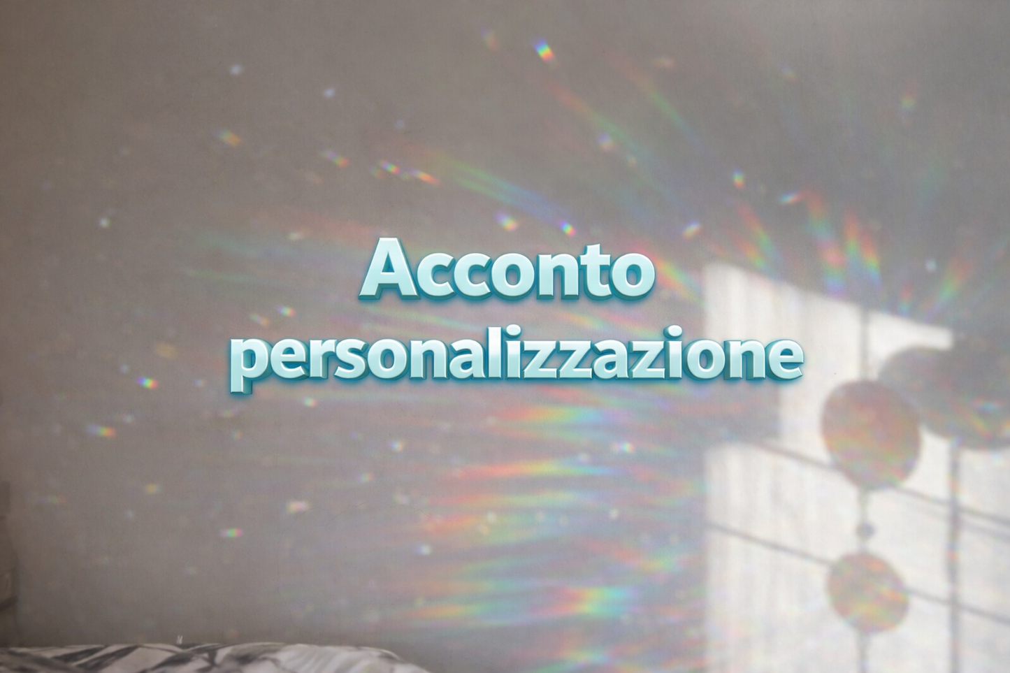 Acconto per commissioni personalizzate