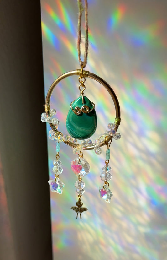 Mini per auto Malachite e Amazzonite