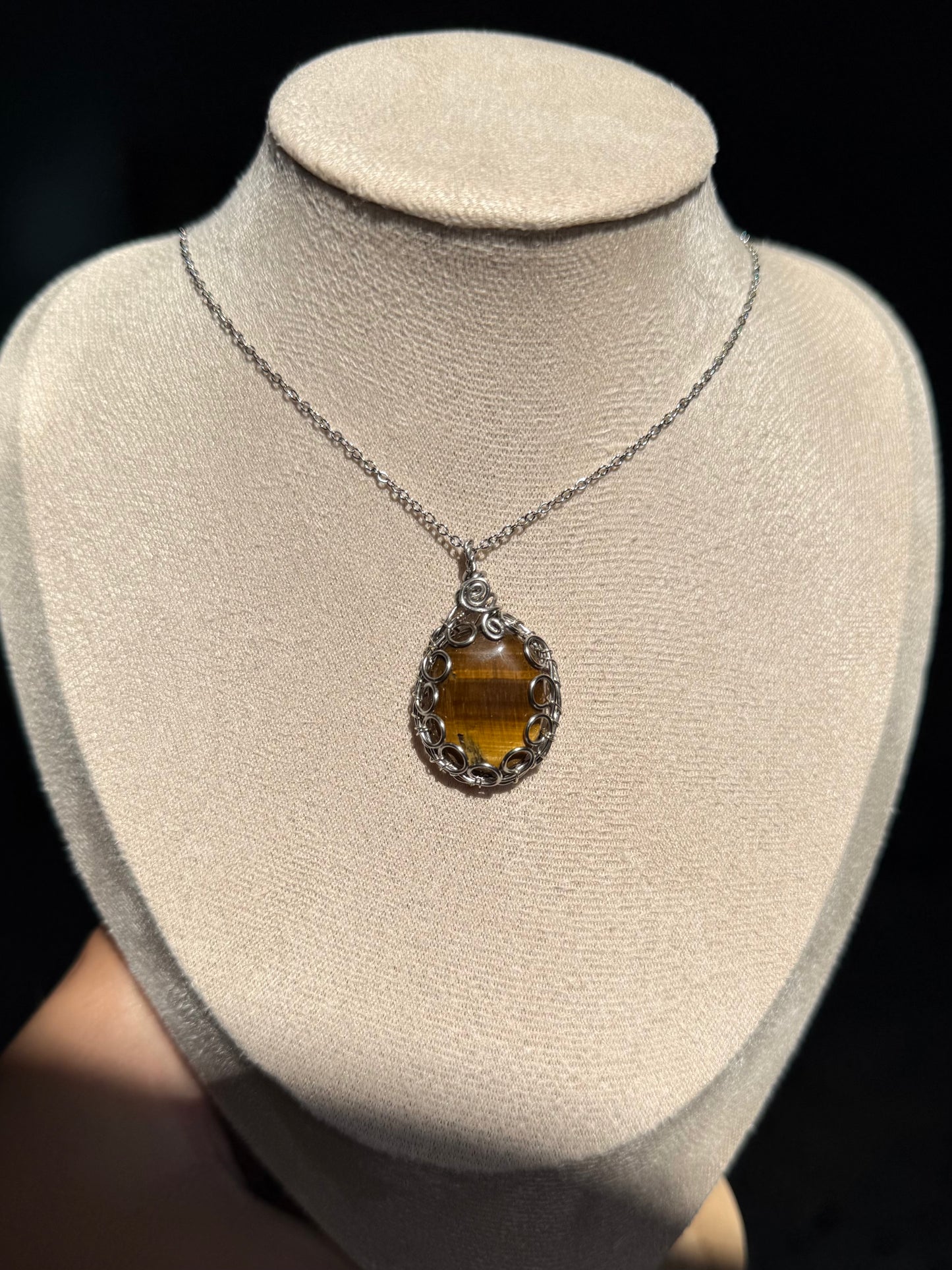 Collana Occhio di tigre "Tiger's Eye" Henry Rousseau