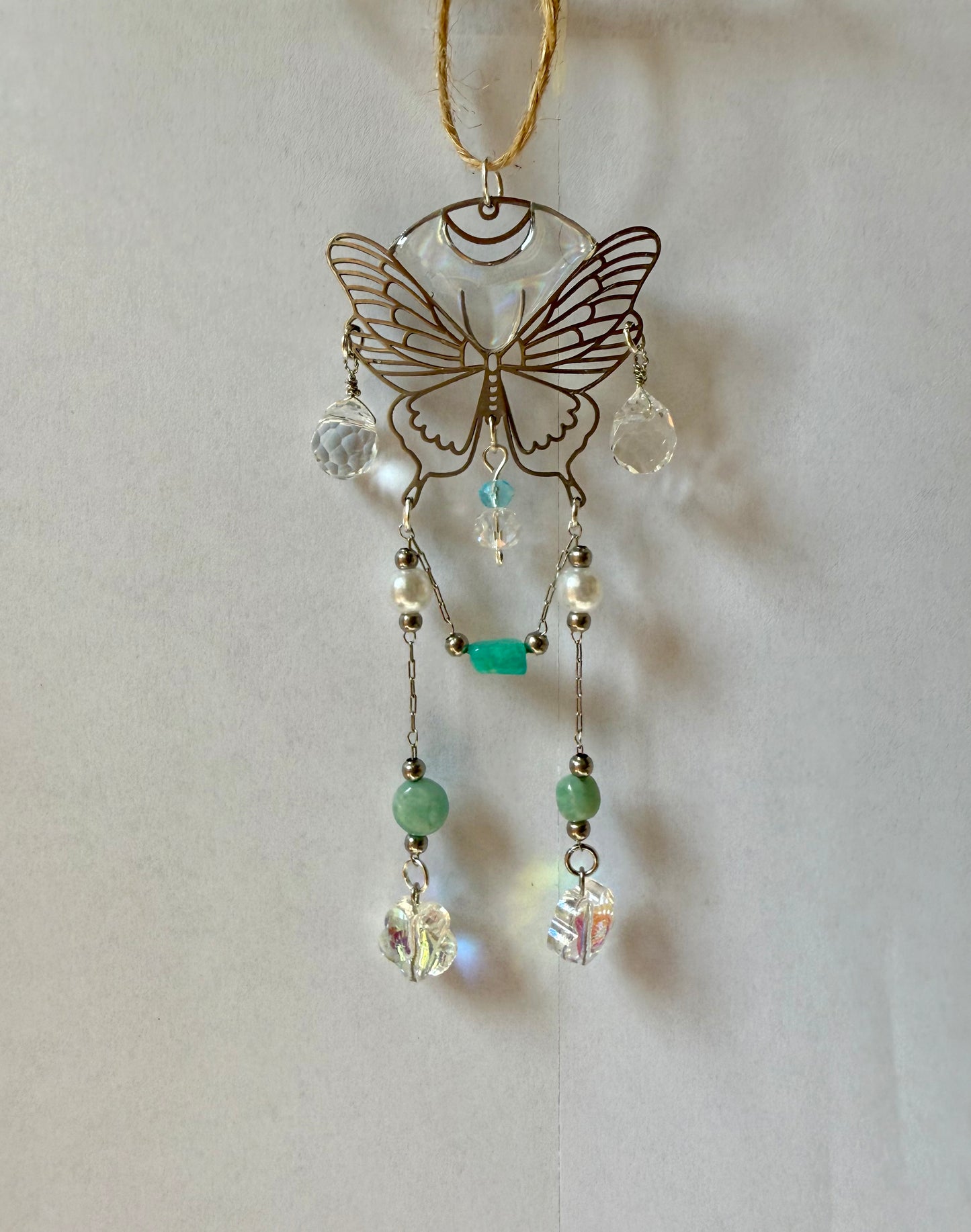 Mini Farfalla Suncatcher per auto