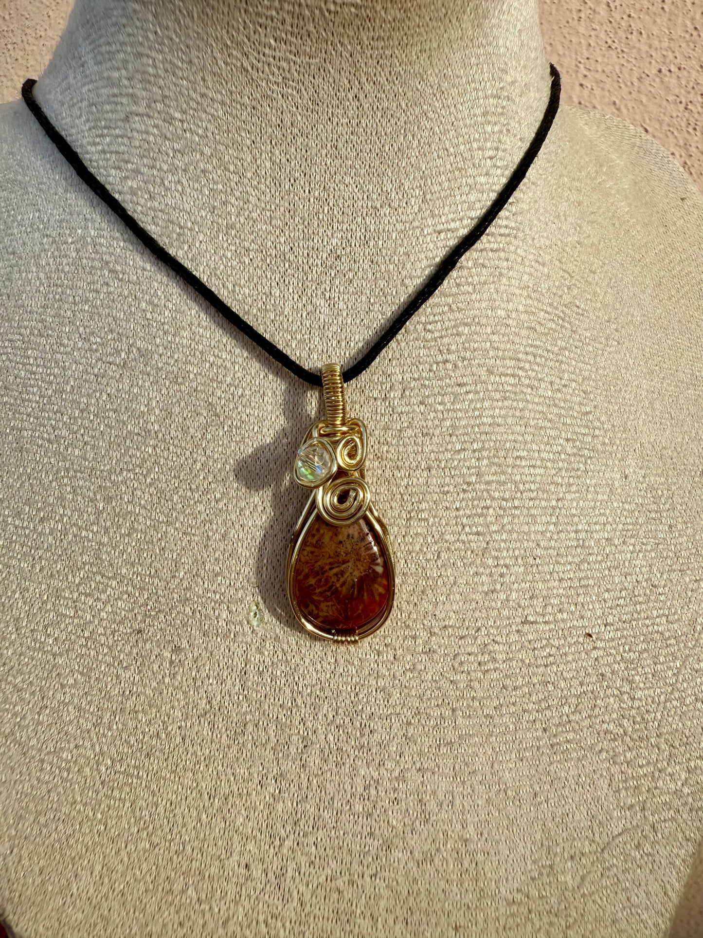 Collana Corallo Fossile