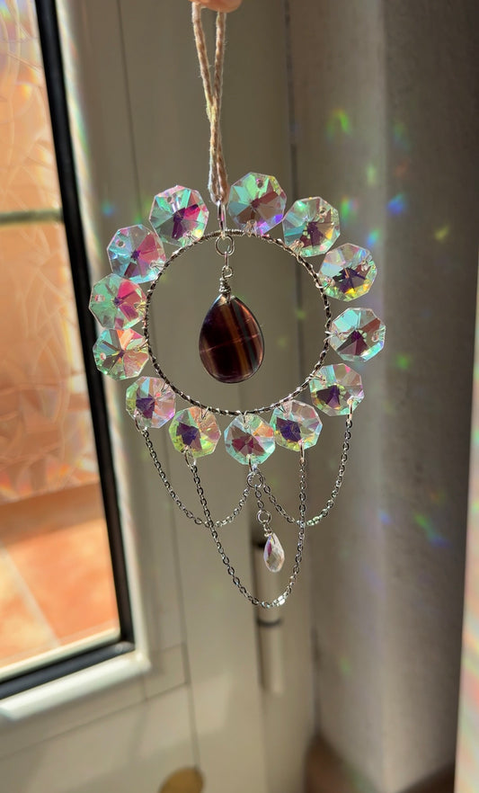 Mini con Fluorite Arcobaleno