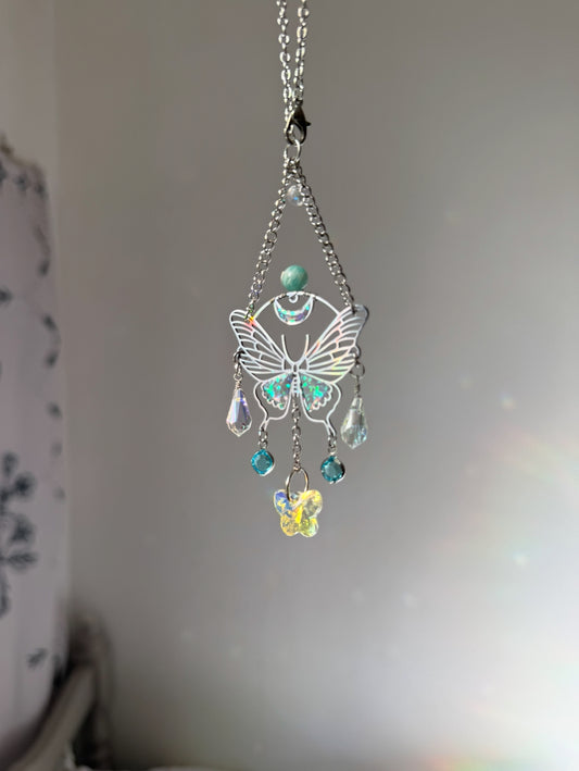 Mini Farfalla Suncatcher per auto