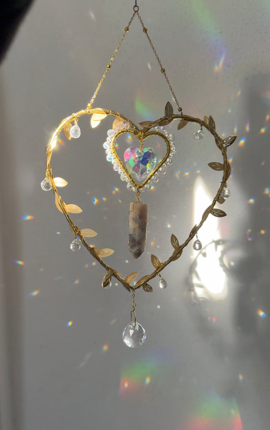 Acchiappasole Pietra di Luna (Adularia)