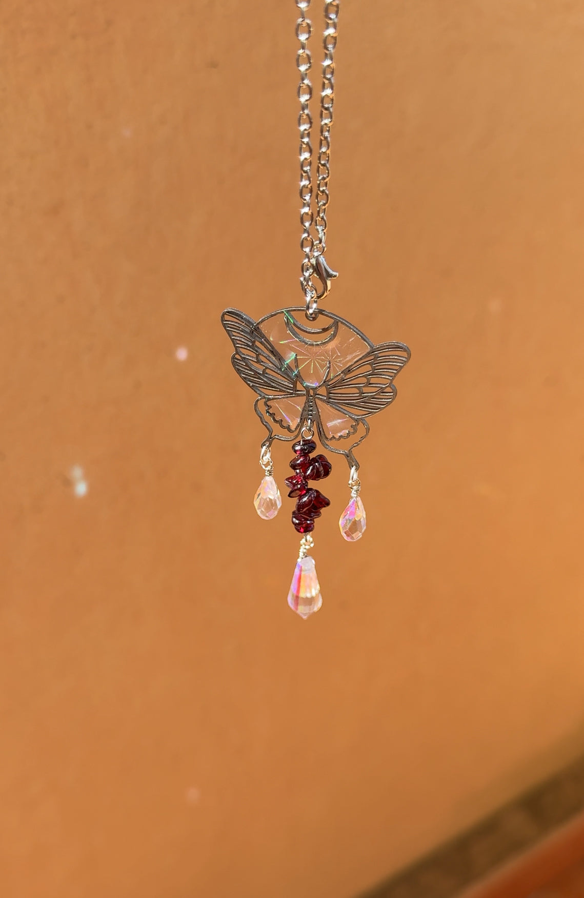 Mini Farfalla Suncatcher per auto