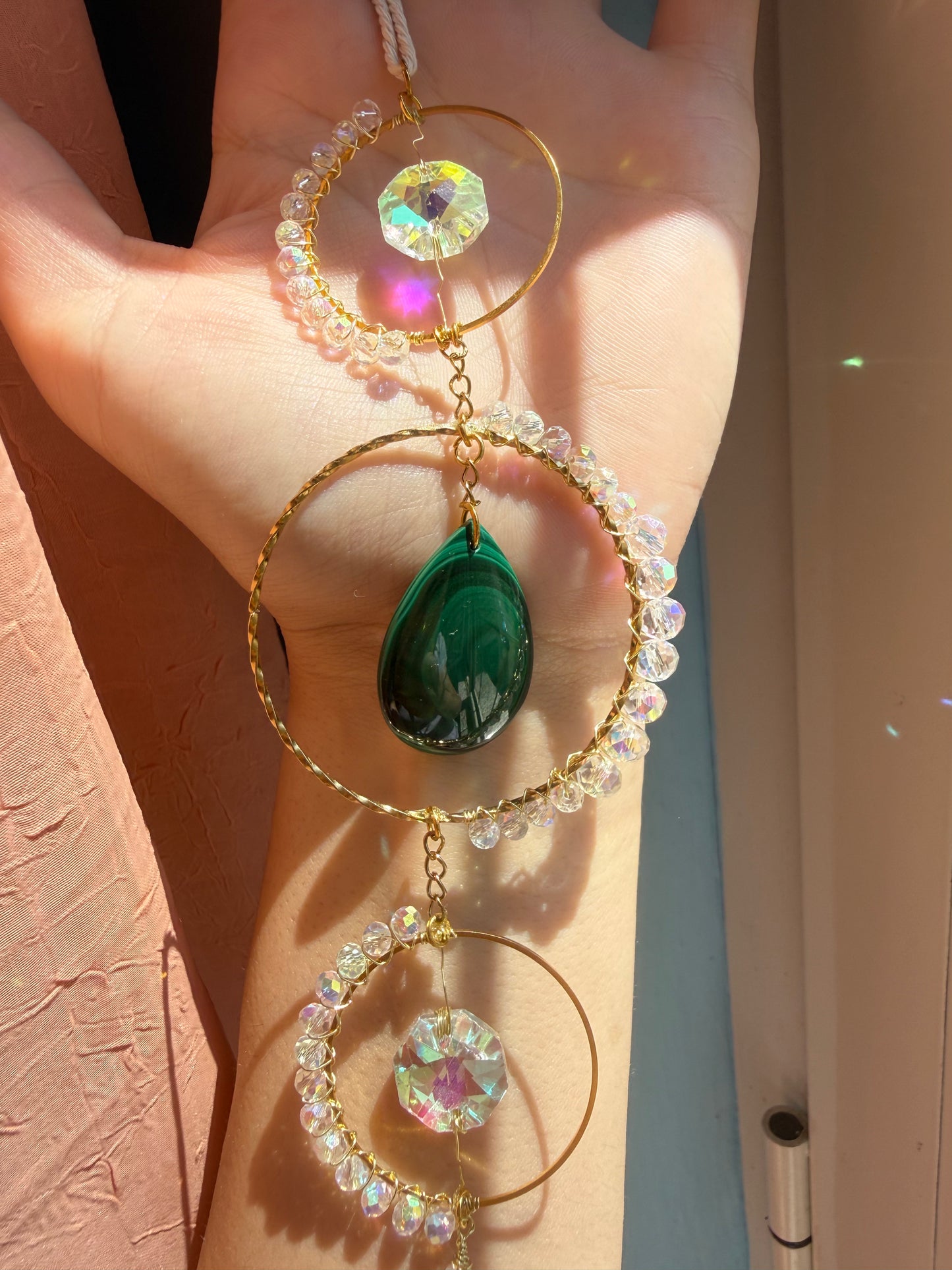 Mini con malachite