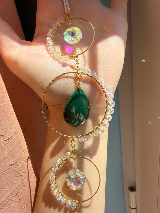 Mini con malachite