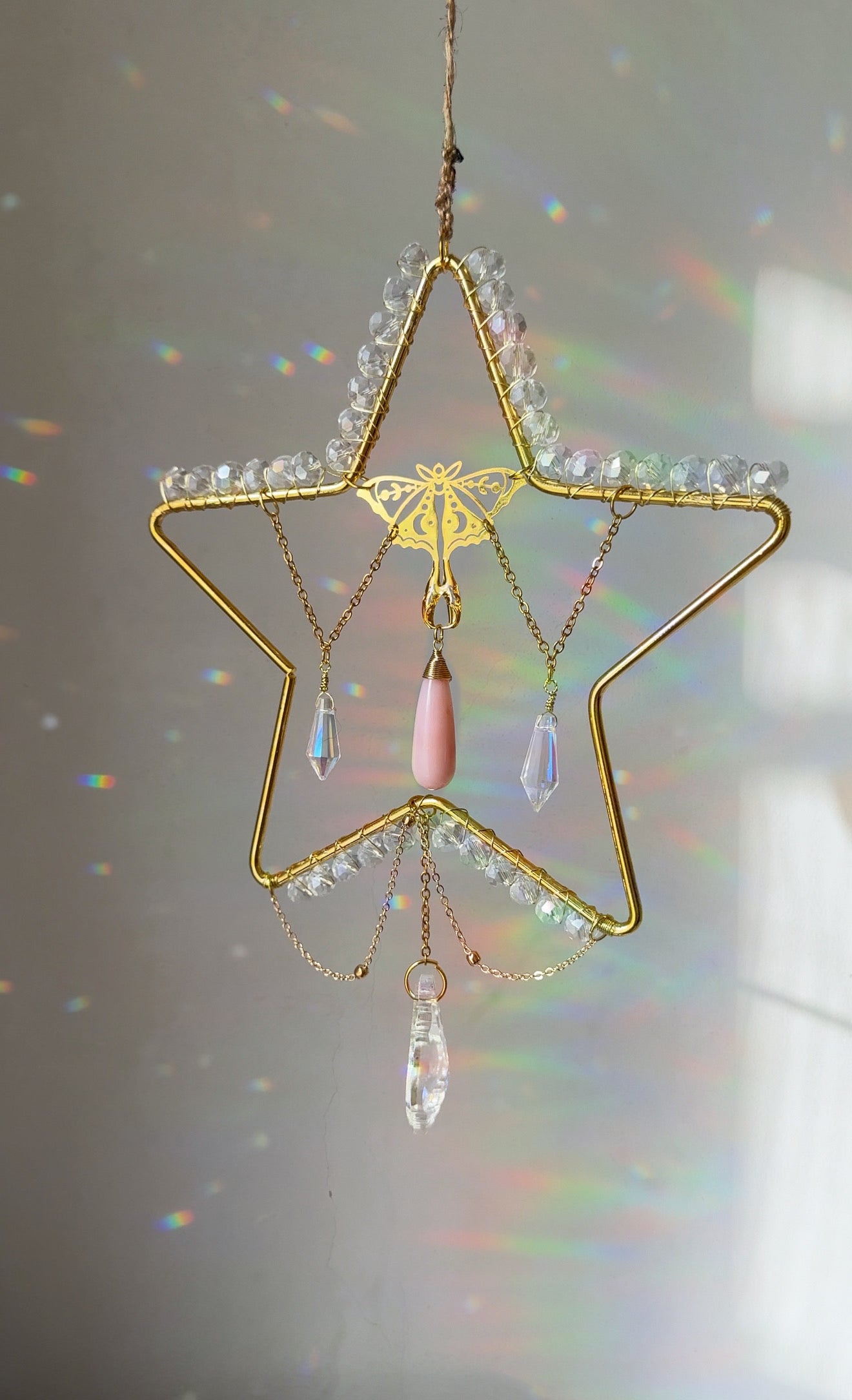 Stella con Opale Rosa