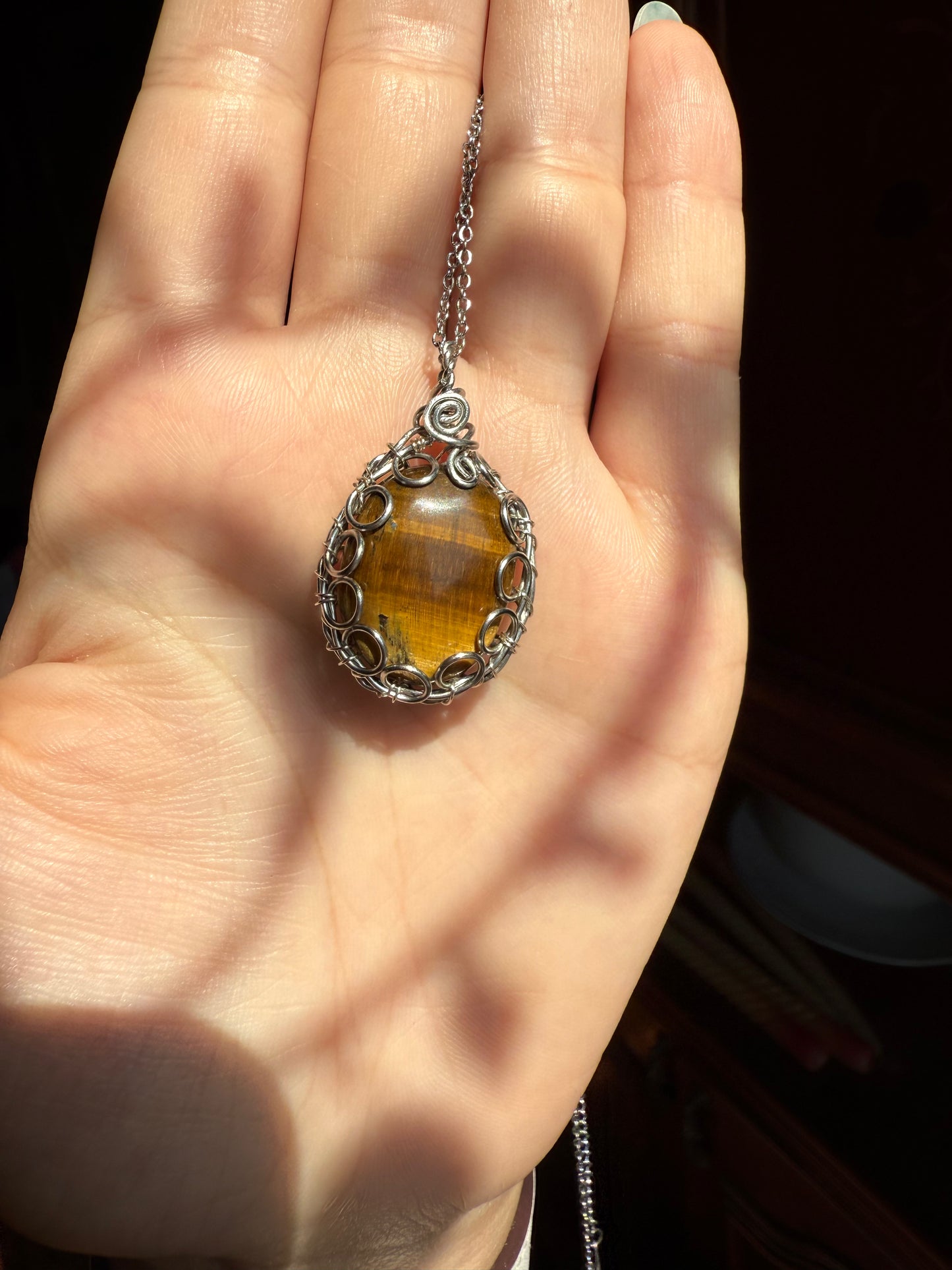 Collana Occhio di tigre "Tiger's Eye" Henry Rousseau