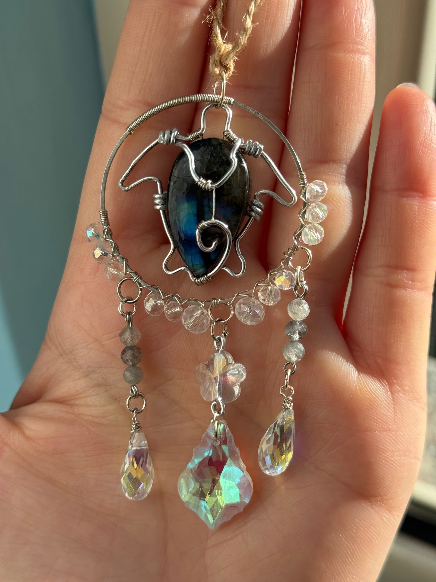Mini Tartaruga in Labradorite