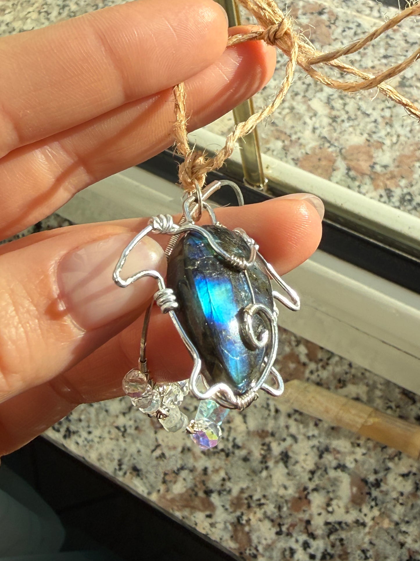 Mini Tartaruga in Labradorite